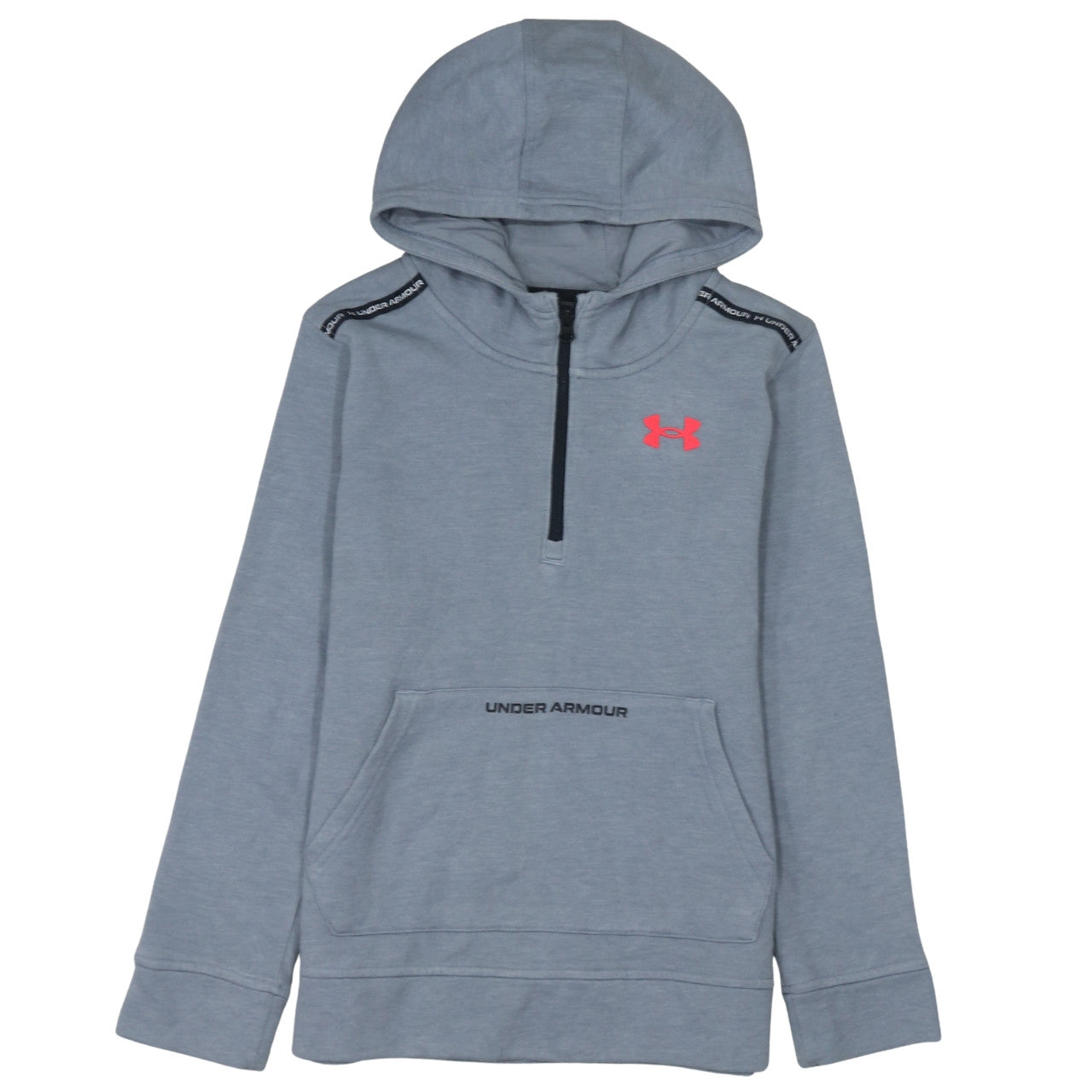 Boys UK Size 158 Under armour Grey Pullover Hoodie
