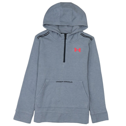 Boys UK Size 158 Under armour Grey Pullover Hoodie