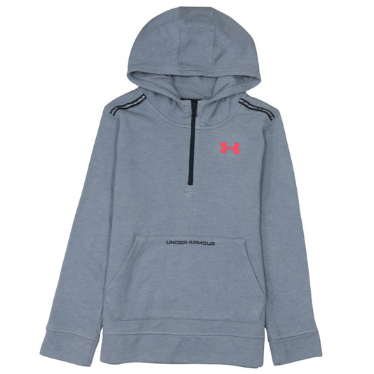 Boys UK Size 158 Under armour Grey Pullover Hoodie