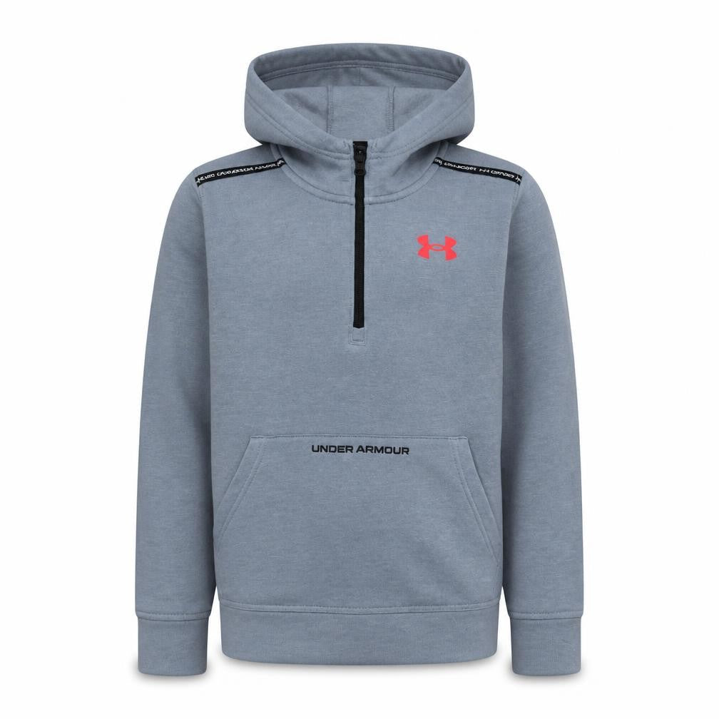 Boys UK Size 158 Under armour Grey Pullover Hoodie
