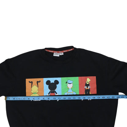 Womens UK Size S Disney Black Pullover Sweatshirt