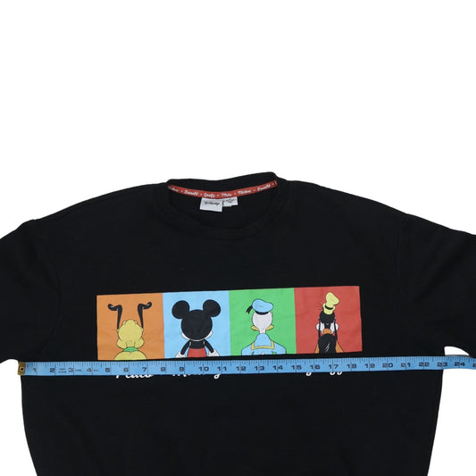 Womens UK Size S Disney Black Pullover Sweatshirt