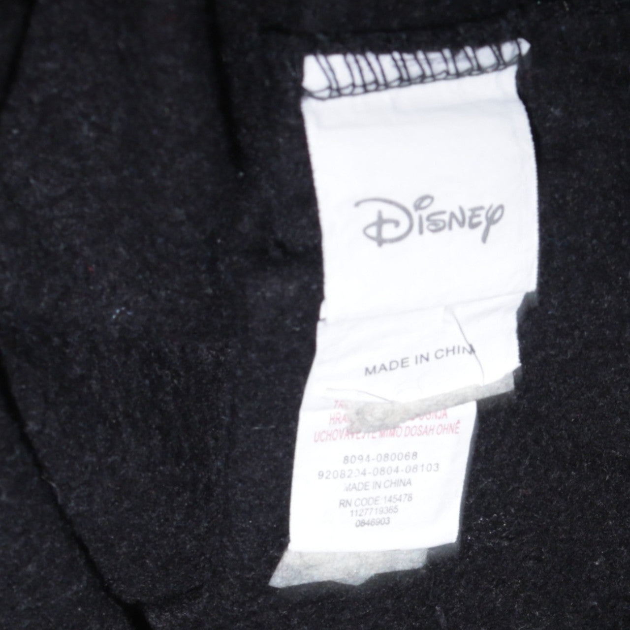 Womens UK Size S Disney Black Pullover Sweatshirt