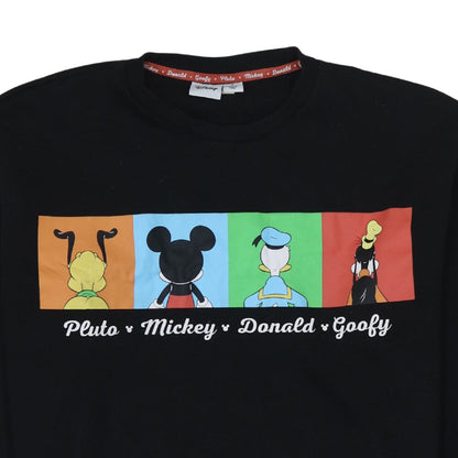 Womens UK Size S Disney Black Pullover Sweatshirt