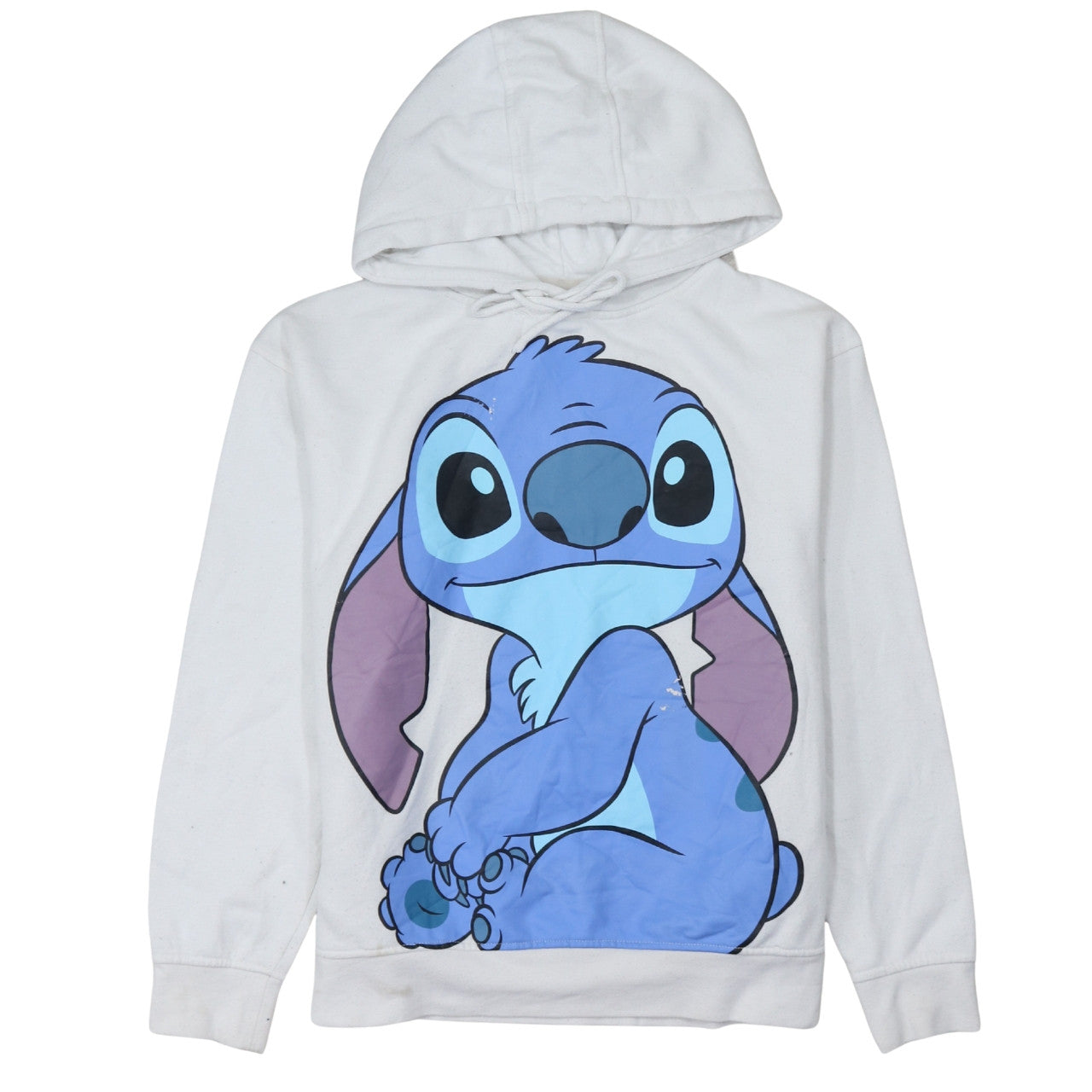 Womens UK Size 10/12 Disney White Pullover Hoodie