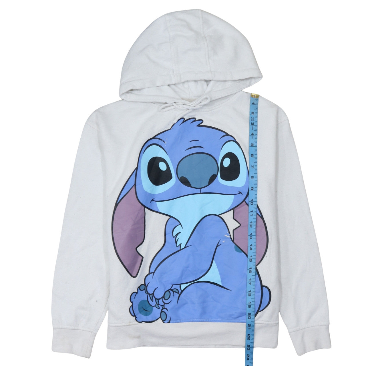 Womens UK Size 10/12 Disney White Pullover Hoodie