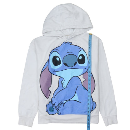 Womens UK Size 10/12 Disney White Pullover Hoodie