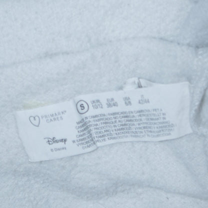 Womens UK Size 10/12 Disney White Pullover Hoodie
