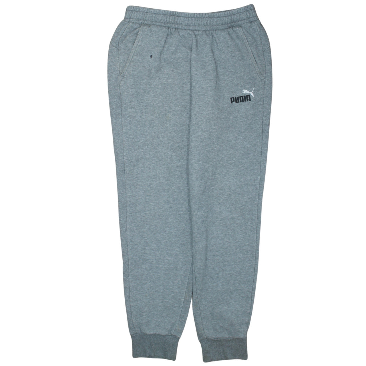 Mens UK Size M PUMA Regular Fit Sweatpants Grey Trousers