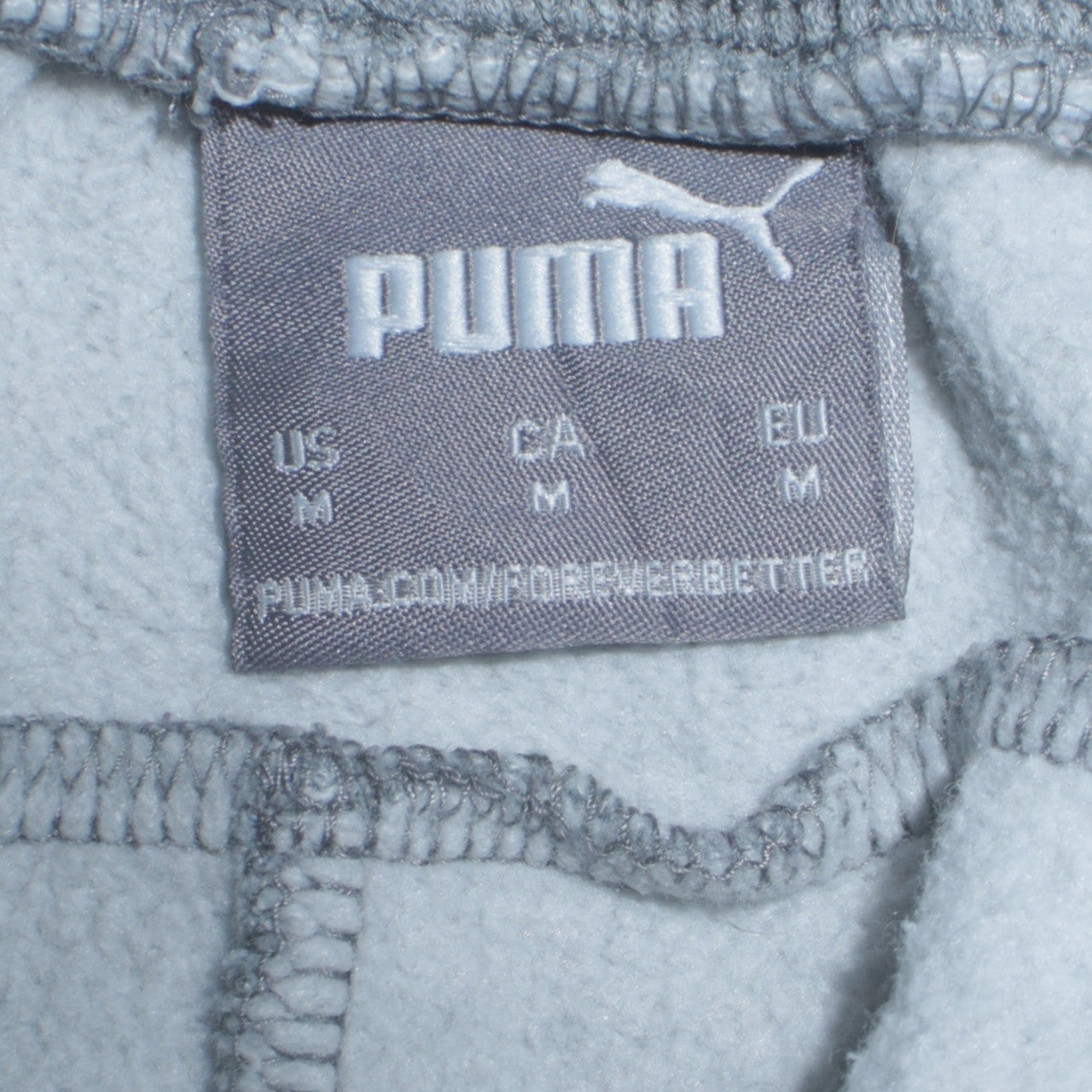 Mens UK Size M PUMA Regular Fit Sweatpants Grey Trousers
