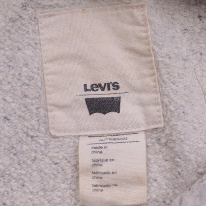 Mens UK Size XL Levi's Grey Pullover Hoodie