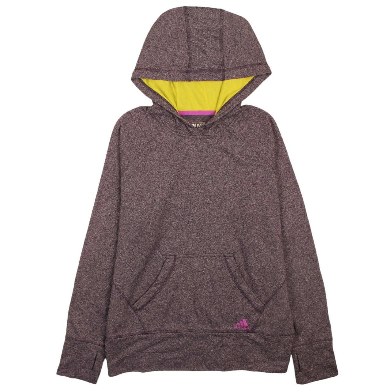 Womens UK Size XL adidas Purple Pullover Hoodie