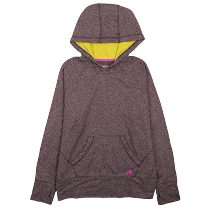 Womens UK Size XL adidas Purple Pullover Hoodie