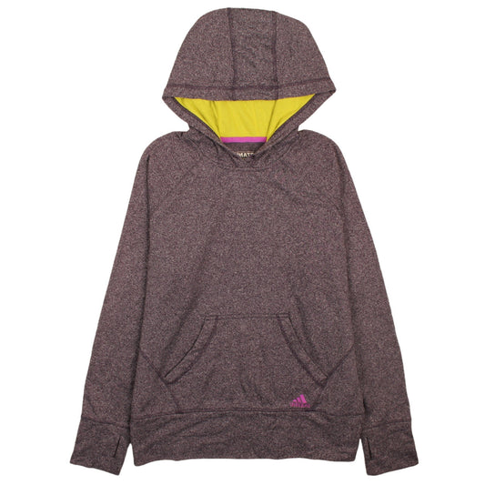 Womens UK Size XL adidas Purple Pullover Hoodie