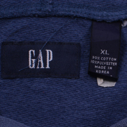 Mens UK Size XL Gap Blue Pullover Hoodie