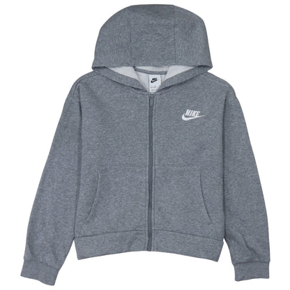 Boys UK Size L Nike Grey Full Zip Hoodie
