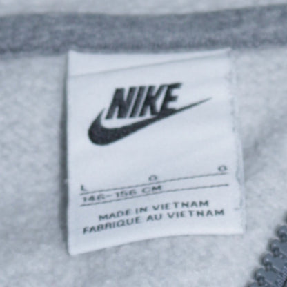 Boys UK Size L Nike Grey Full Zip Hoodie