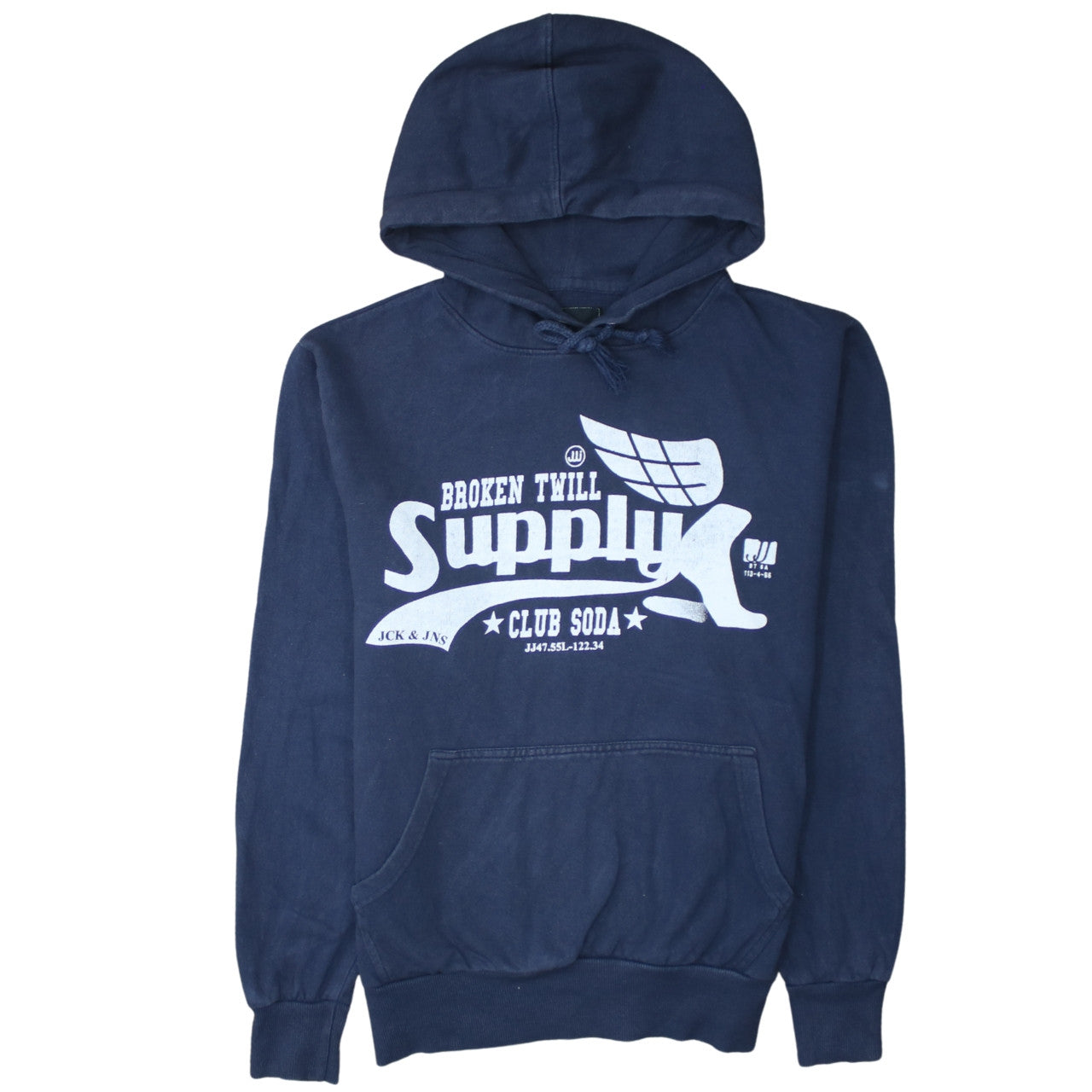 Mens UK Size M JACK & JONES Blue Pullover Hoodie