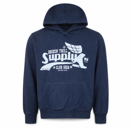 Mens UK Size M JACK & JONES Blue Pullover Hoodie