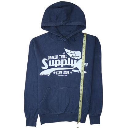 Mens UK Size M JACK & JONES Blue Pullover Hoodie