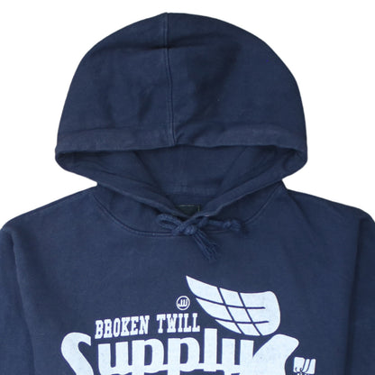 Mens UK Size M JACK & JONES Blue Pullover Hoodie