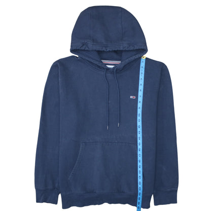 Mens UK Size L Tommy Jeans Blue Pullover Hoodie