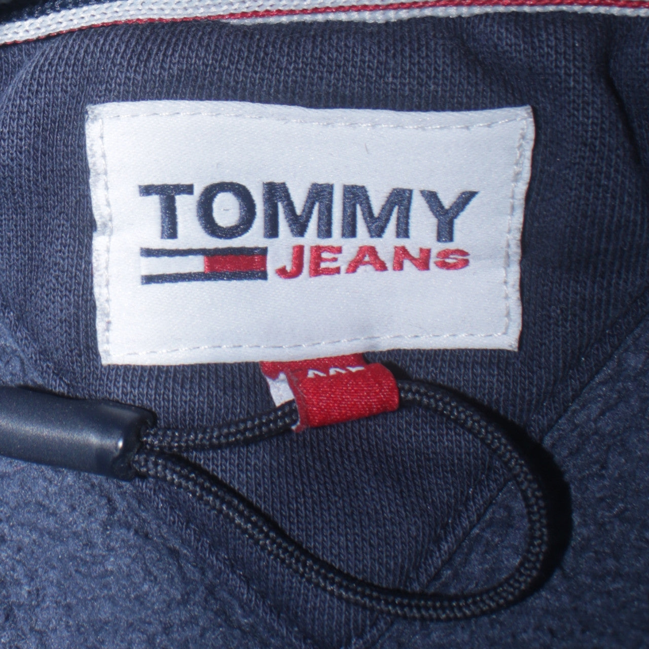 Mens UK Size L Tommy Jeans Blue Pullover Hoodie