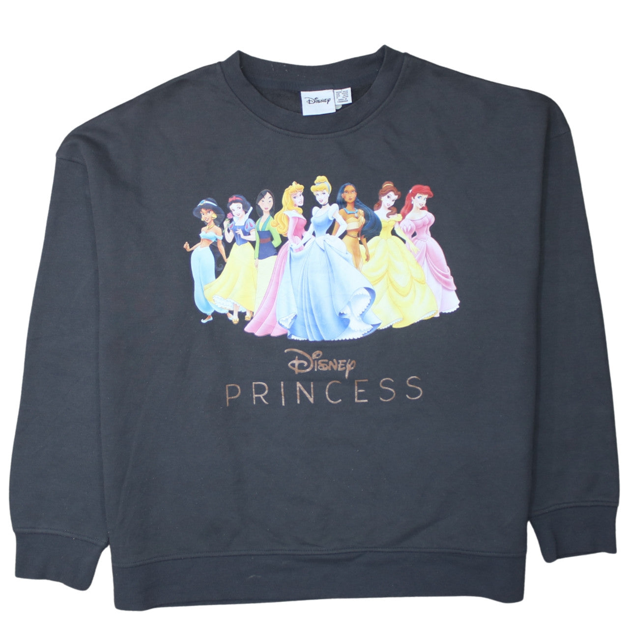 Womens UK Size L Disney Black Pullover Sweatshirt