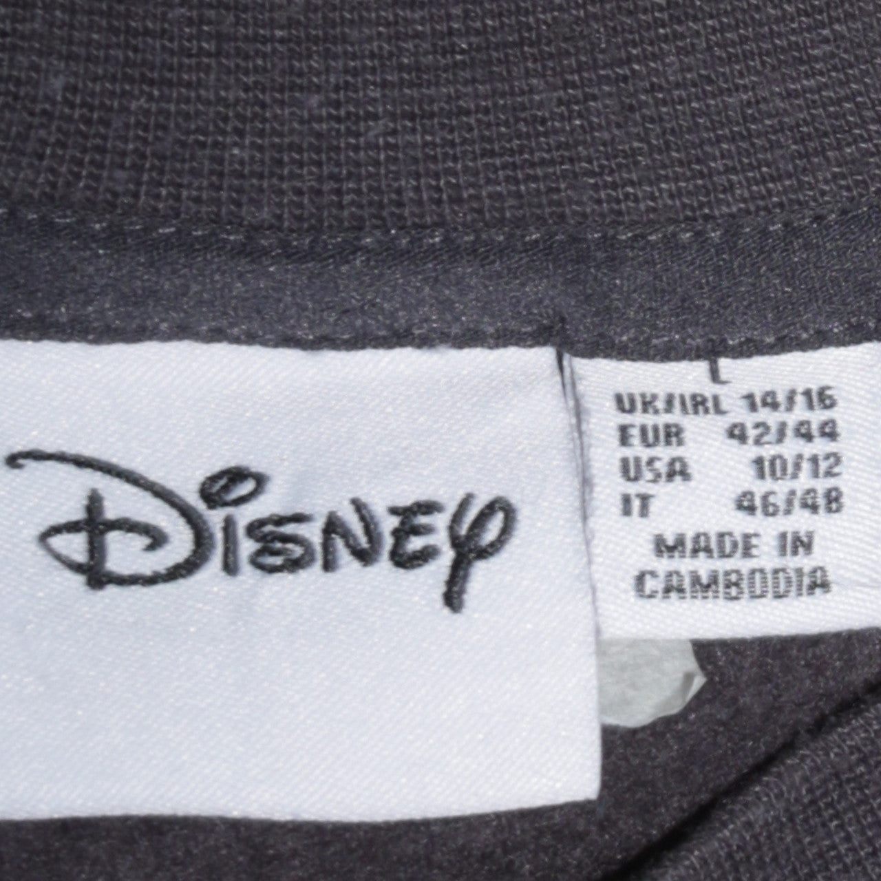Womens UK Size L Disney Black Pullover Sweatshirt