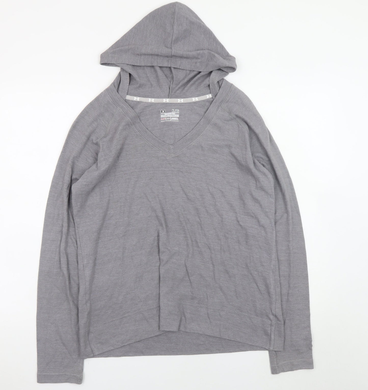 Mens UK Size XL Under armour Grey Pullover Hoodie