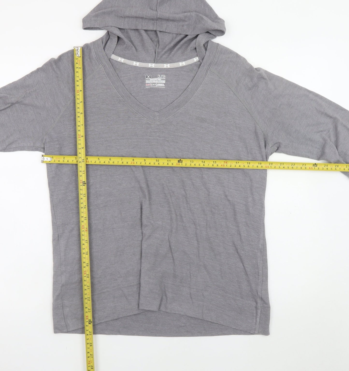 Mens UK Size XL Under armour Grey Pullover Hoodie