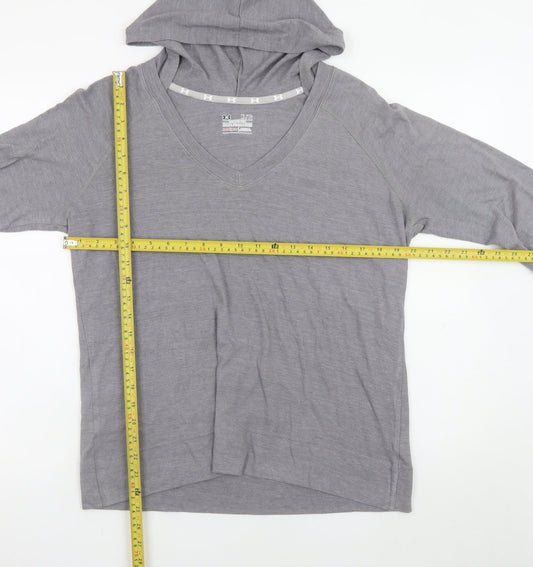 Mens UK Size XL Under armour Grey Pullover Hoodie