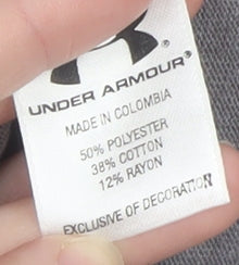 Mens UK Size XL Under armour Grey Pullover Hoodie