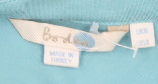 Womens UK Size 8 Boden Blue Basic Button-Up