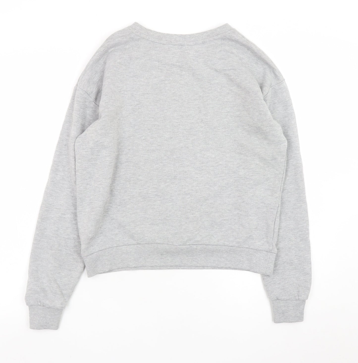 Womens UK Size XS Mango Grey Pullover Sweatshirt
