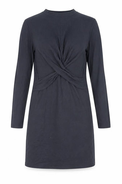 Topshop Women’s Black Size 12 Bodycon Long Sleeve Knee Length Dress