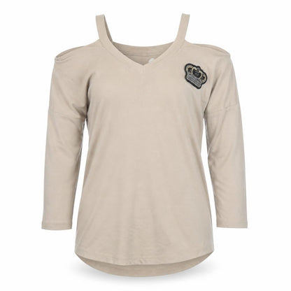 Womens UK Size 8 Stradivarius Beige Camisole T-Shirt