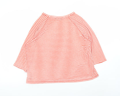 Womens UK Size 16 Marks and Spencer Red Basic T-Shirt