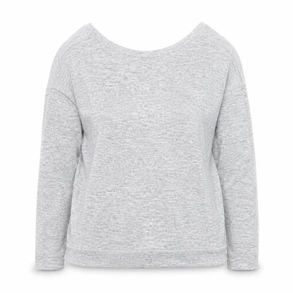 Miss Selfridge Women's Grey Wrap Jersey Long Sleeve Top Size 6