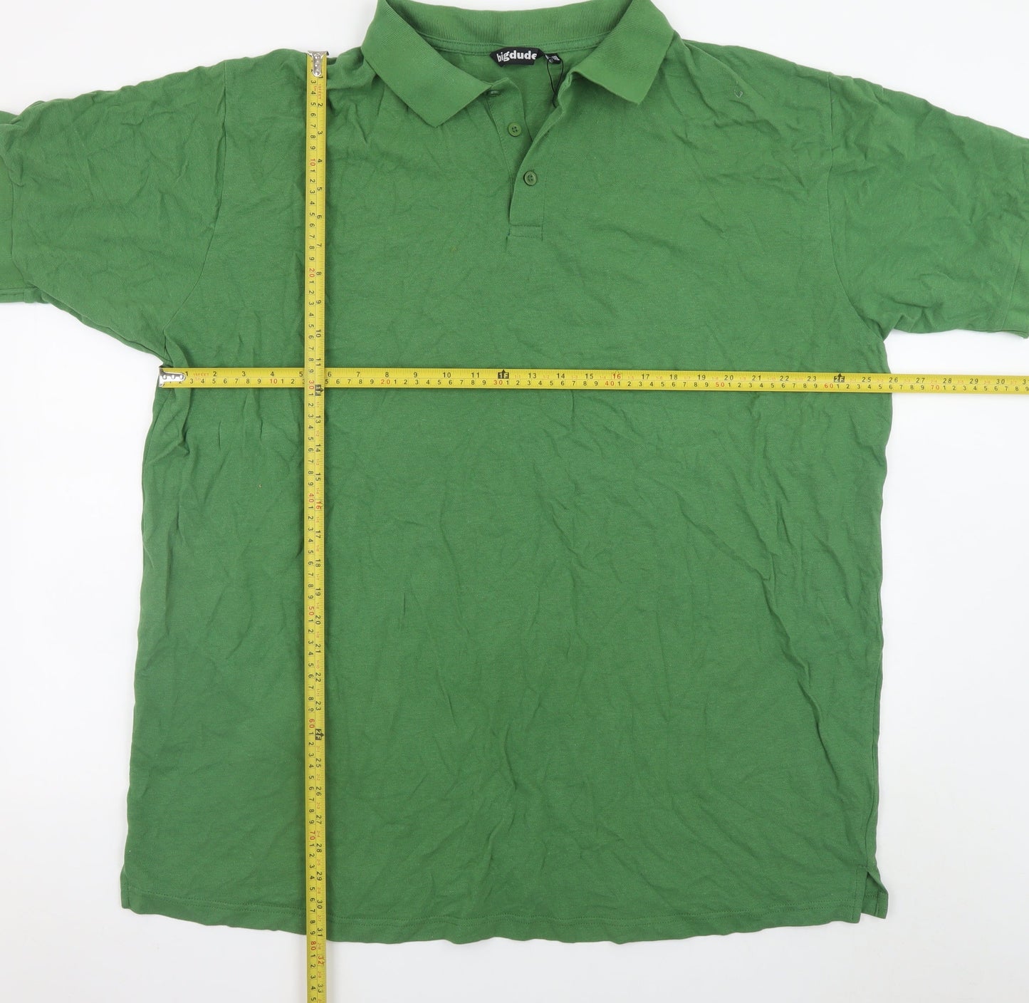 Mens UK Size 4XL Bigdude 100% Cotton Polo Shirt