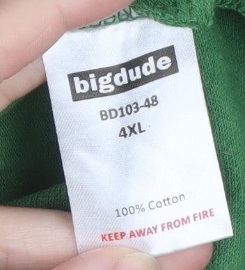 Mens UK Size 4XL Bigdude 100% Cotton Polo Shirt