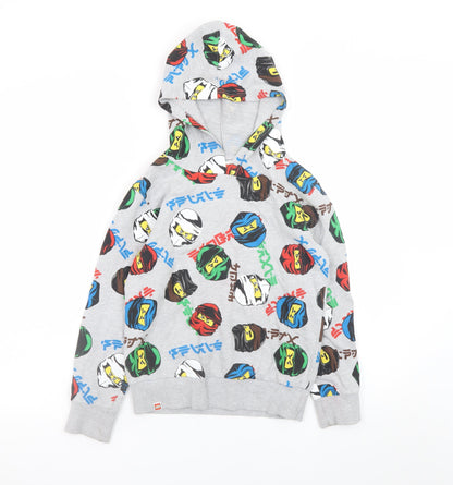 Boys UK Size 9-10 Years LEGO Grey Pullover Hoodie