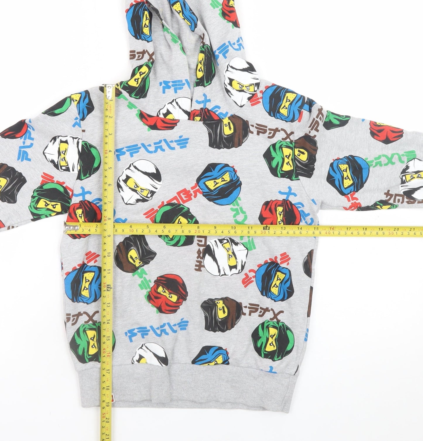 Boys UK Size 9-10 Years LEGO Grey Pullover Hoodie