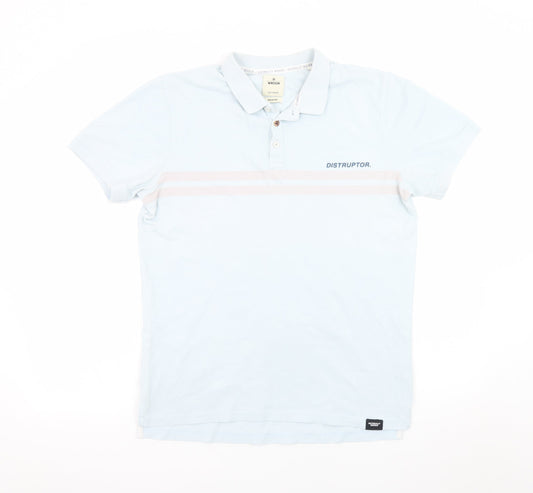 Mens UK Size M WROGN 100% Cotton Polo Shirt