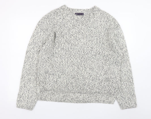 Mens UK Size L Marks and Spencer Grey Pullover Jumper