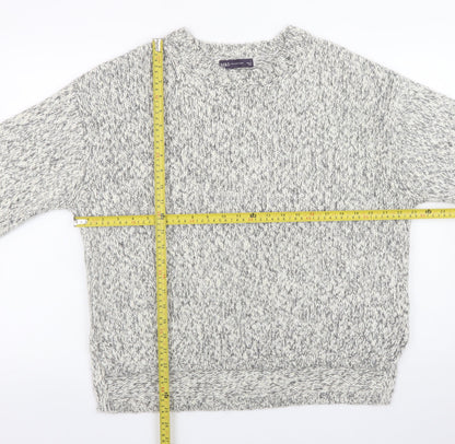 Mens UK Size L Marks and Spencer Grey Pullover Jumper