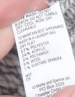 Mens UK Size L Marks and Spencer Grey Pullover Jumper
