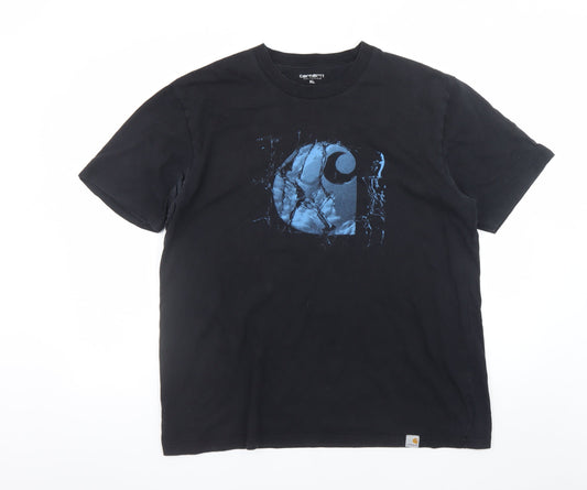 Carhartt Mens Black XL Graphic Print Workwear T-Shirt