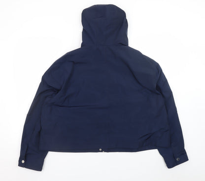 Womens UK Size 18 Marks and Spencer Blue Anorak Coat