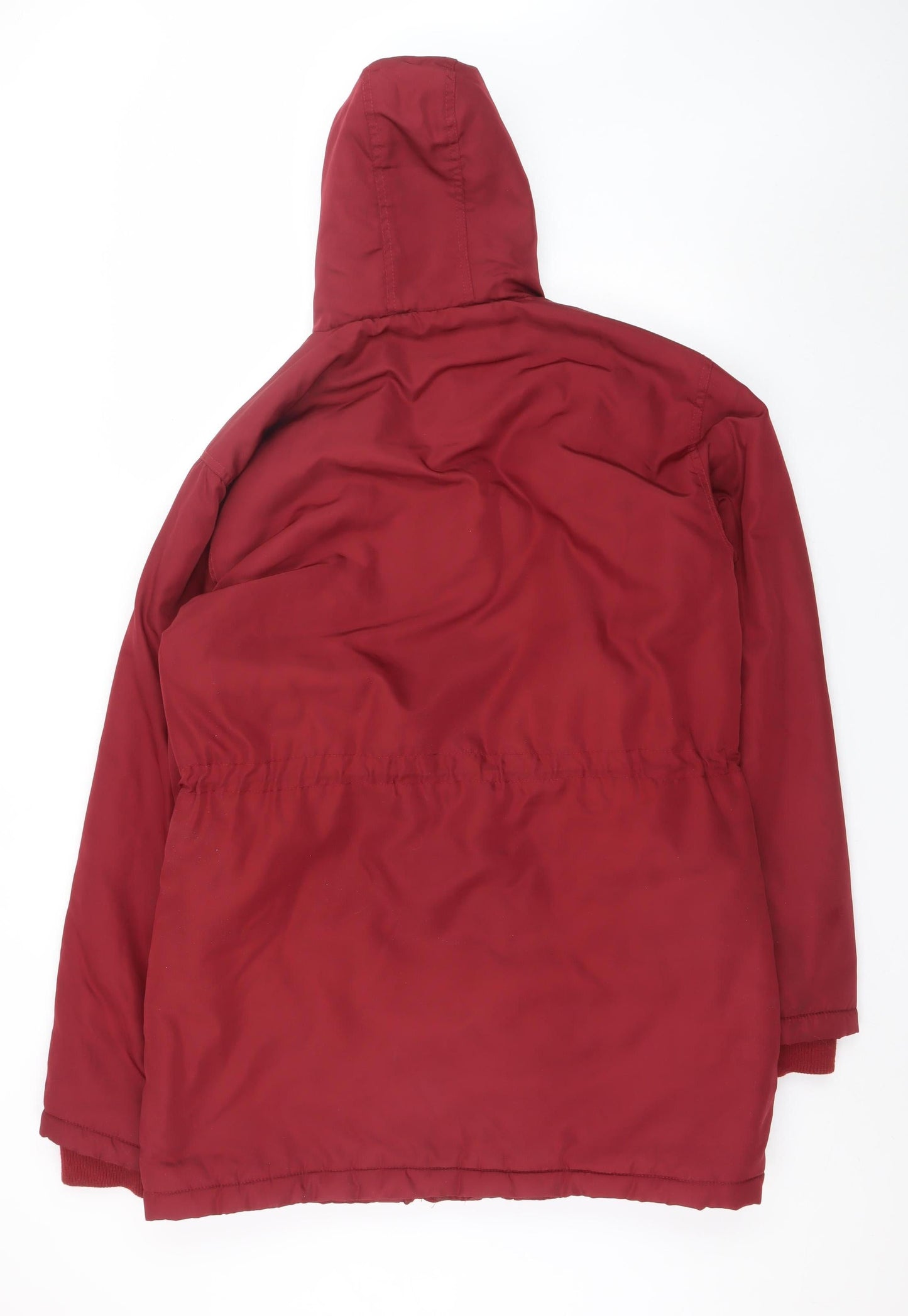 Unisex Adults UK Size L Jacamo Red Parka Coat
